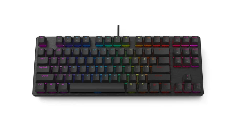 Smart Duck xs87 87 key Mechanical Keyboard 80% TKL hot swappable switch lighting effect RGB switch led type c software macro