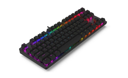 Smart Duck xs87 87 key Mechanical Keyboard 80% TKL hot swappable switch lighting effect RGB switch led type c software macro