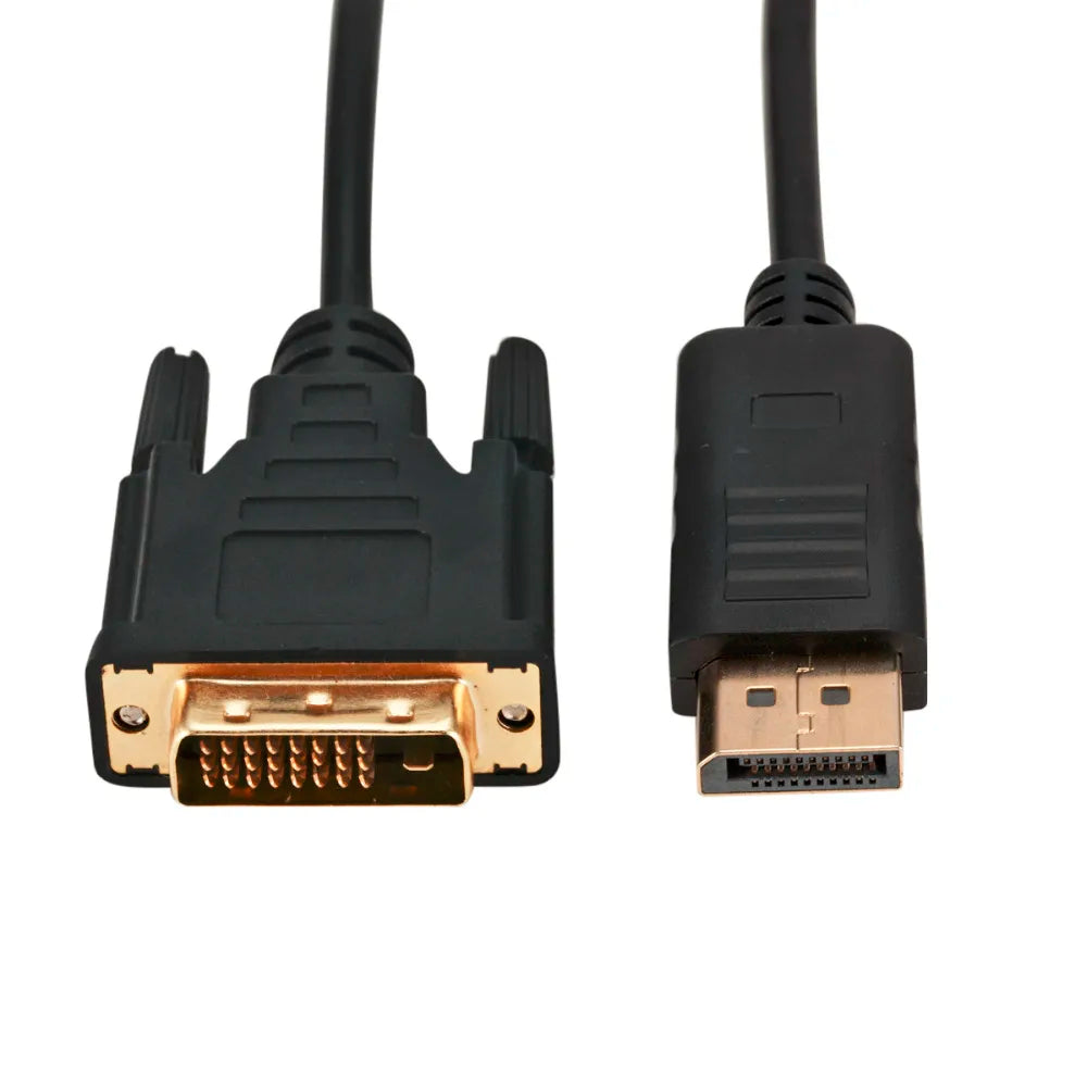 1.8M DP to DVI Converter Cord DisplayPort Male to DVI-D 24+1Pin Male Monitor Display Adapter Cable High Quality