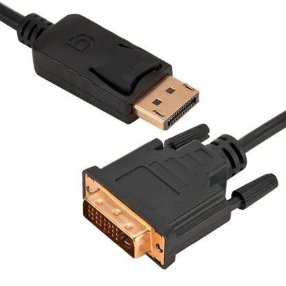 1.8M DP to DVI Converter Cord DisplayPort Male to DVI-D 24+1Pin Male Monitor Display Adapter Cable High Quality