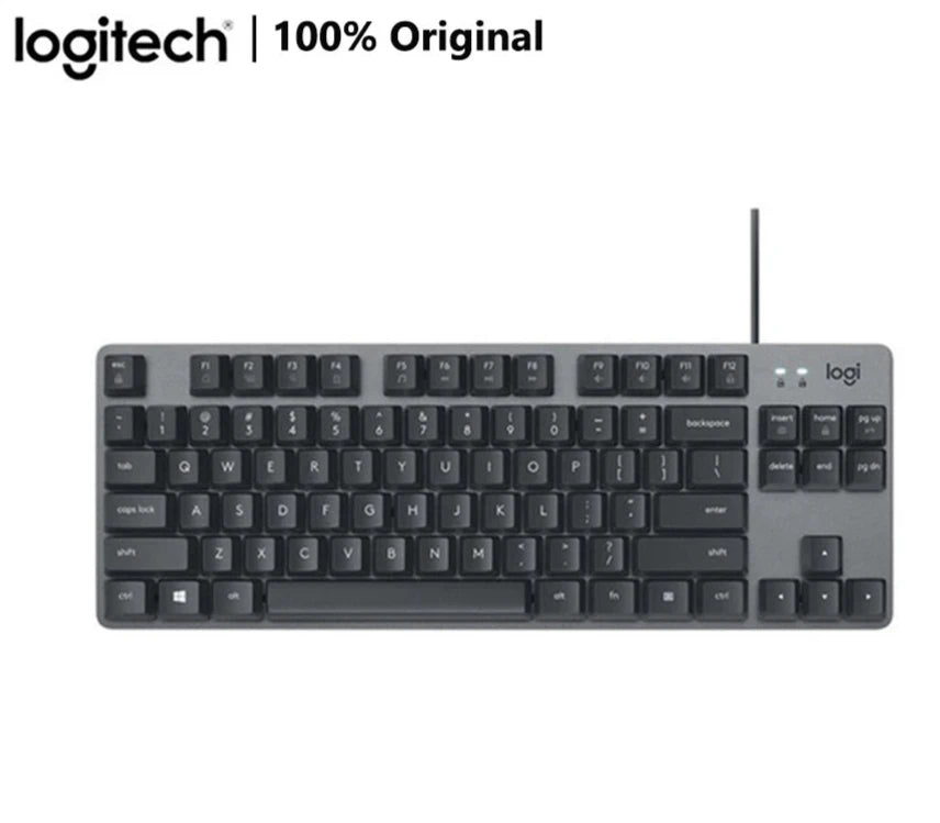 Logitech K835 TKL Mechanical keyboard Wired Gaming Keyboard TKL 84-key Floating keycap For Laptop PC Office Gamer Keyboard