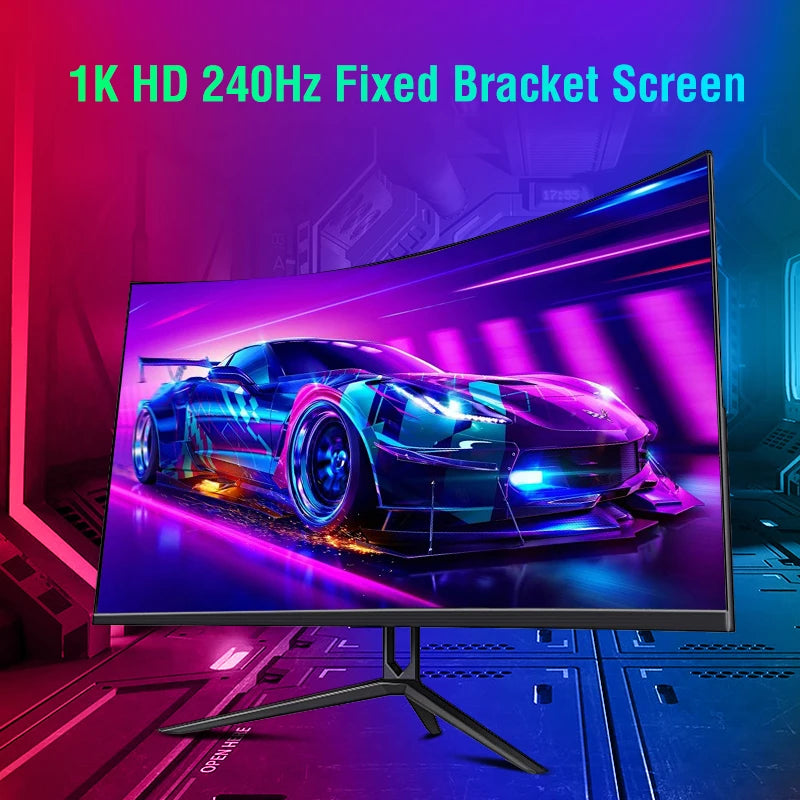 CURVED CARVER | Anmite  27"FHD 240hz Curved Gaming Computer Monitor HDR USB-C  FHD [1920 x 1080] 240HZ PCHDMI Ultra-thinscreen Display