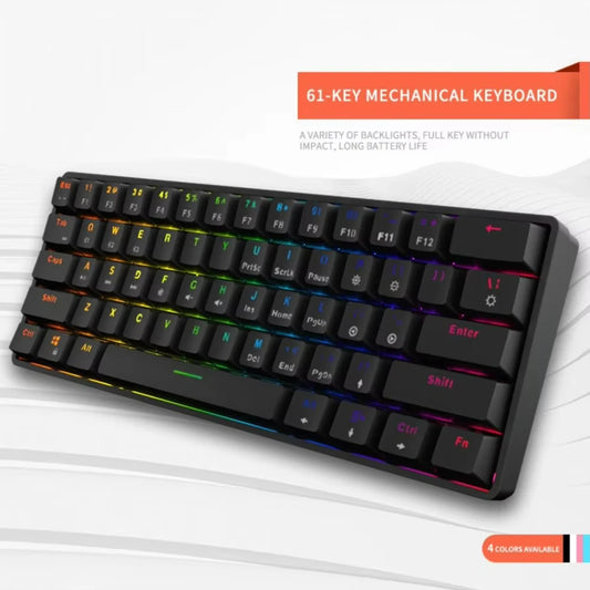 K28 Gaming Mechanical Keyboard Two Mode Wireless Bluetooth or Wired Hot Swap LED Backlit Axis Keyboard for Games and Work