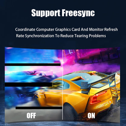 24 inch 1K 165hz Curved Gaming Monitor 144hz 1MS VA FHD Desktop Displays 300cd/m² For PC Monitors Gamer Built-in speaker DP